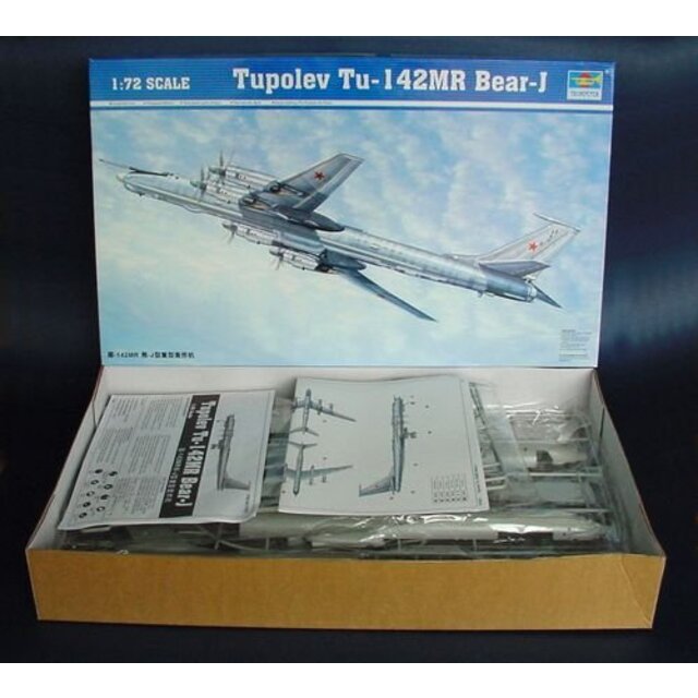 トランペッター 1/72 ツポレフ Tu-142MR ベアーJ プラモデル g6bh9ry