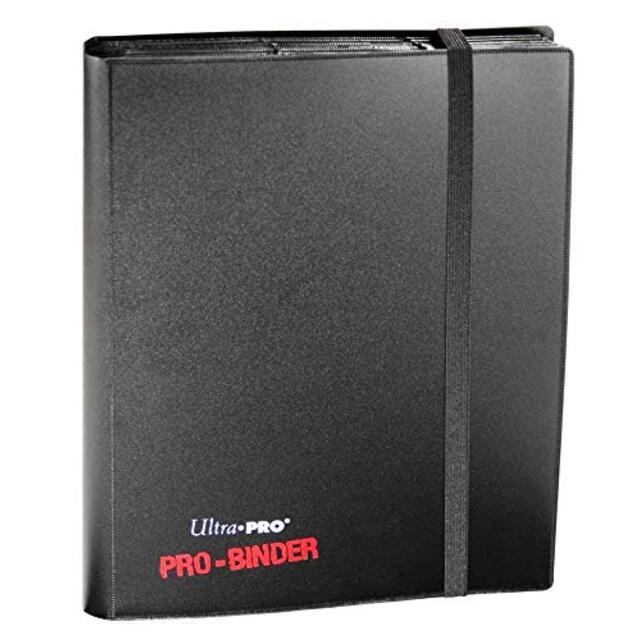Ultra-pro Black Pro binder 360 sleeve side loading Mtg Yugioh WoW g6bh9ry
