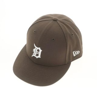 ニューエラー(NEW ERA)の【中古】ニューエラ NEW ERA ポリエステル ベースボールキャップ 帽子 ブラウン【サイズ7 3/4】【メンズ】(キャップ)