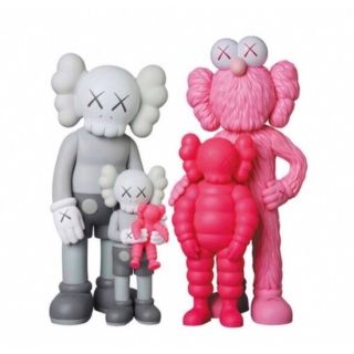 メディコムトイ(MEDICOM TOY)のKAWS FAMILY GREY/PINK/FLUORO PINK(その他)