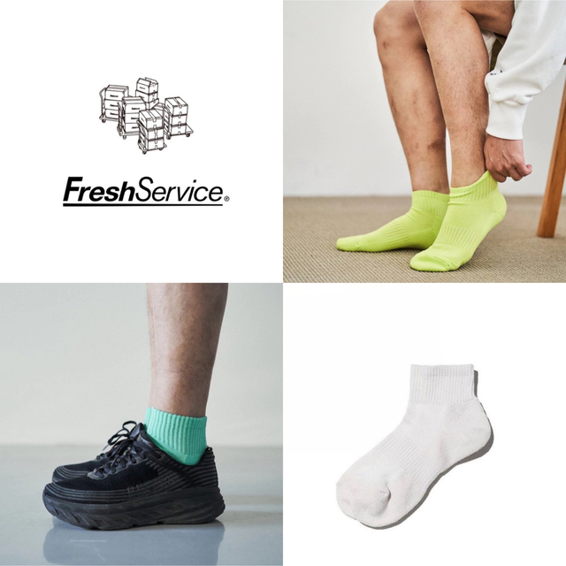 1LDK SELECT(ワンエルディーケーセレクト)の【新品】FreshService ORIGINAL SOCKS【3足】ソックス メンズのレッグウェア(ソックス)の商品写真