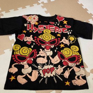 ヒステリックミニ(HYSTERIC MINI)のヒスミニ　110 120 新品　黒　半袖　ヒステリックミニ(Tシャツ/カットソー)