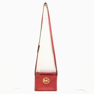 マイケルコース(Michael Kors)のマイケルコース ショルダーバッグ - レッド(ショルダーバッグ)