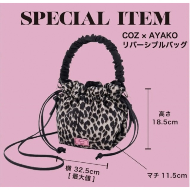 宝島社(タカラジマシャ)の安西こずえ×AYAKO  6way巾着バッグ  gypsonila レディースのバッグ(ショルダーバッグ)の商品写真