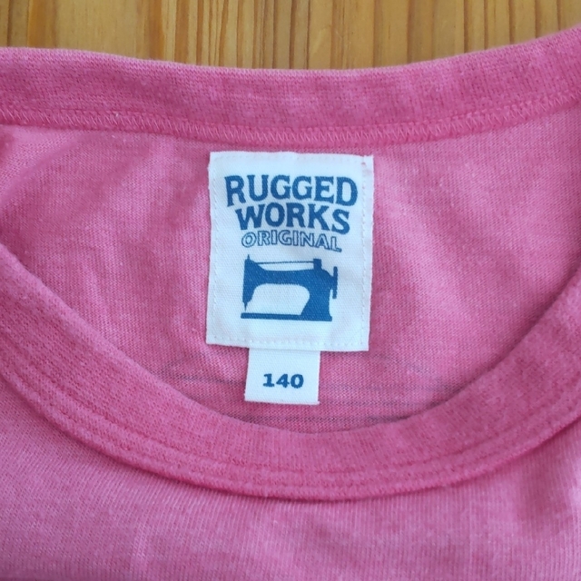 RUGGEDWORKS(ラゲッドワークス)のRUGGEDWORKS　ごはん　Tシャツ　140 キッズ/ベビー/マタニティのキッズ服女の子用(90cm~)(Tシャツ/カットソー)の商品写真