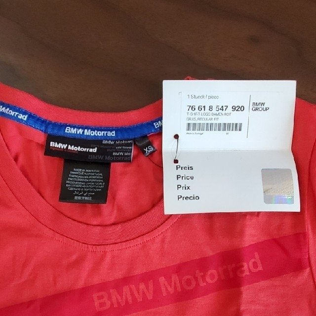 BMW(ビーエムダブリュー)の新品タグ付きBMWオフィシャルTシャツXS レディースのトップス(Tシャツ(半袖/袖なし))の商品写真