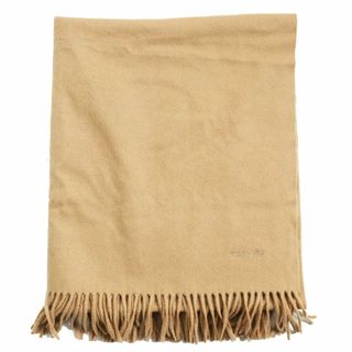 Hermes - 美品○HERMES エルメス カシミヤ100% ロゴ刺繍入り 超大判