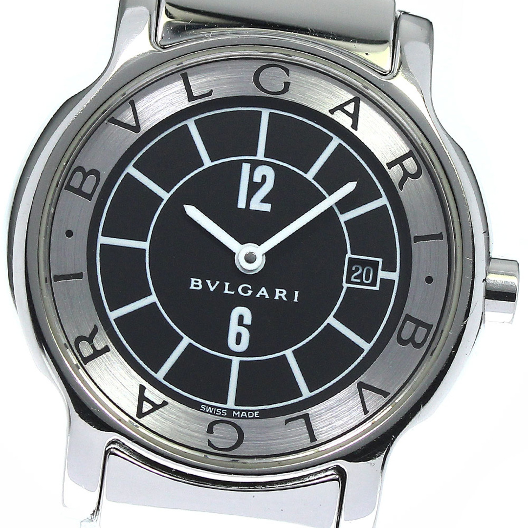 ブルガリ BVLGARI ST29S ソロテンポ デイト クォーツ レディース _750723