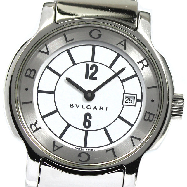 逆輸入 BVLGARI _749186 レディース クォーツ デイト ソロテンポ ST29S BVLGARI ブルガリ - 腕時計