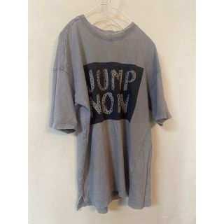 ザラキッズ(ZARA KIDS)の140 ZARA kidsザラキッズ プリントスタッズTシャツ グレー(Tシャツ/カットソー)