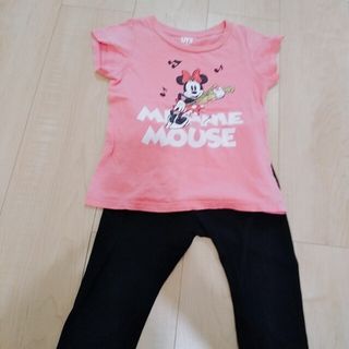 プチバトー(PETIT BATEAU)の夏の女の子4点セット　プチバトー　ユニクロ　3歳4歳5歳　Tシャツ　コーデ(Tシャツ/カットソー)