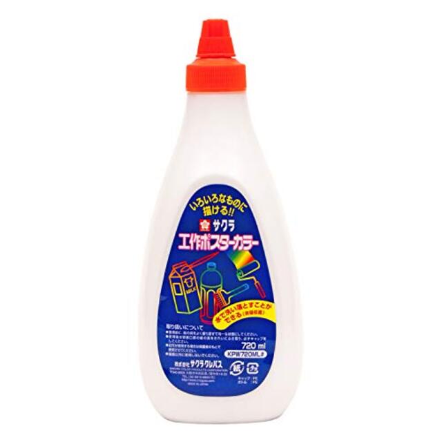 サクラクレパス 絵の具 工作ポスターカラー 720ml しろ KPW720ML#50 g6bh9ry