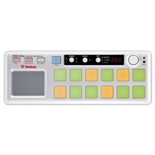 【中古】Vestax パッドコントローラー PAD-One MIDIエディット/MIDI出力/アフタータッチ/ベロシティ機能搭載 g6bh9ry(その他)