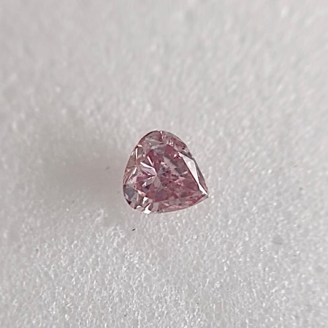 専用0.066ct 天然ピンクダイヤモンドルース FANCY DEEP PINK-