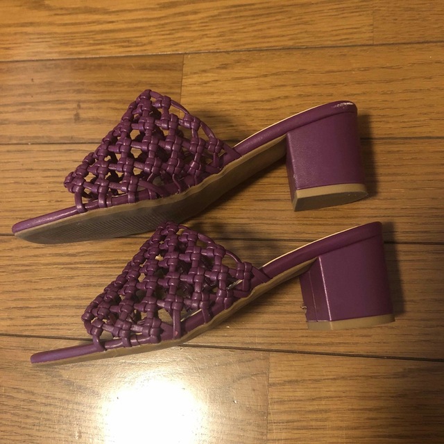 ORiental TRaffic(オリエンタルトラフィック)のオリエンタルトラフィック ミュール Mサイズ　紫 レディースの靴/シューズ(ミュール)の商品写真