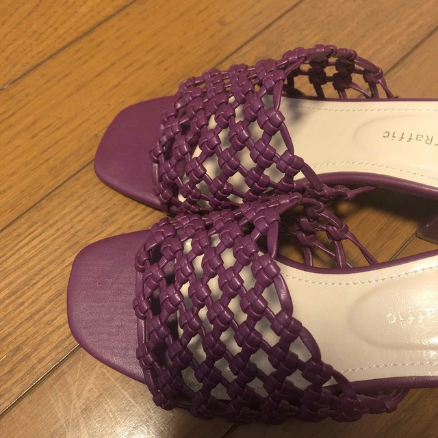 ORiental TRaffic(オリエンタルトラフィック)のオリエンタルトラフィック ミュール Mサイズ　紫 レディースの靴/シューズ(ミュール)の商品写真