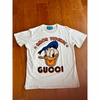 グッチ(Gucci)の公式購入品／GUCCIグッチ×ディズニーコラボ／ドナルドTシャツ／BTSテテ着用(Tシャツ/カットソー(半袖/袖なし))