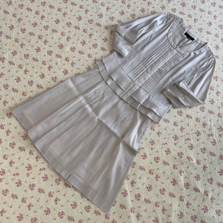 UNTITLED - アンタイトル ノーカラー 夏 サマースーツ 2 W68 涼しい 絹 