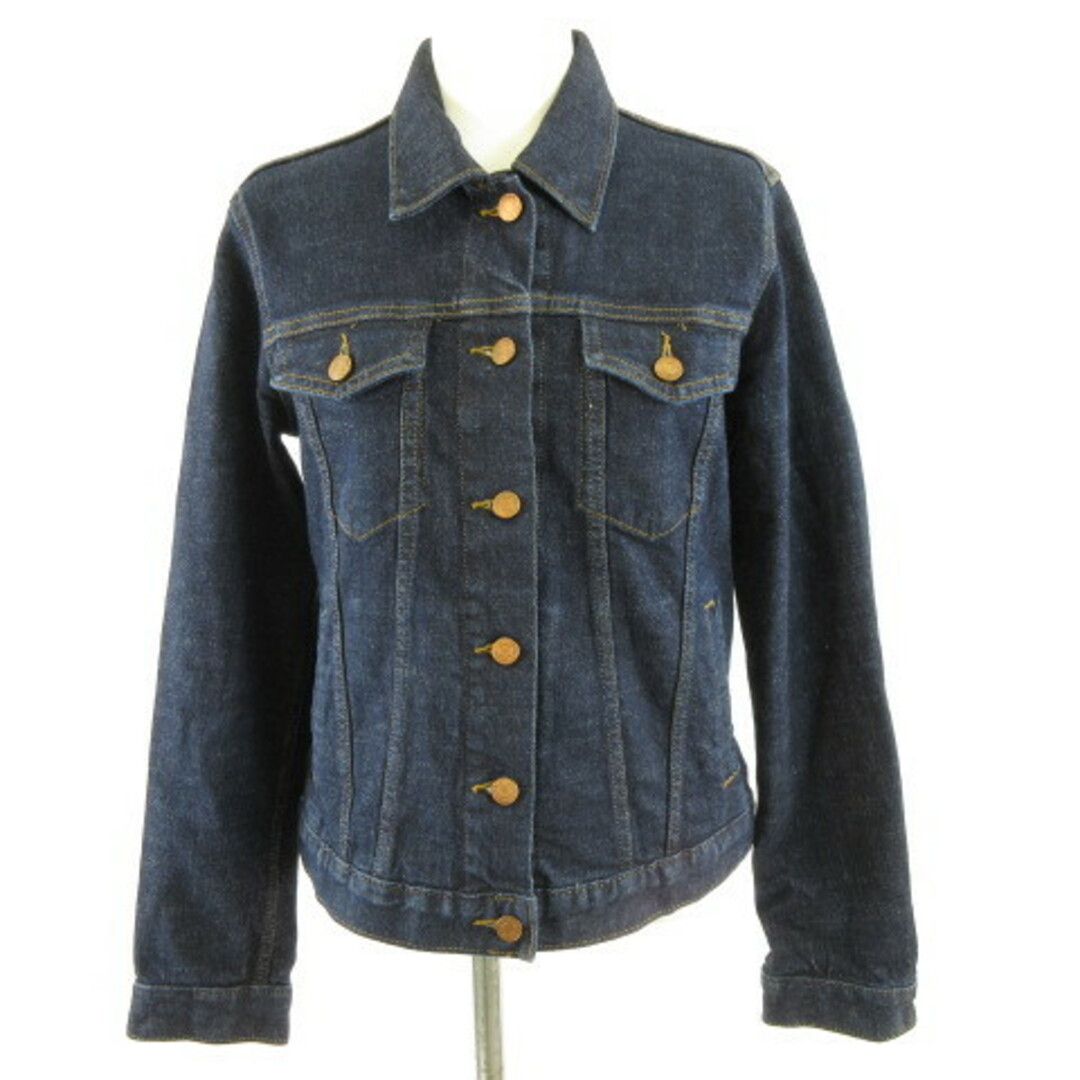 GAP(ギャップ)のギャップ GAP DENIM デニムジャケット Gジャン 長袖 紺 S レディースのジャケット/アウター(Gジャン/デニムジャケット)の商品写真