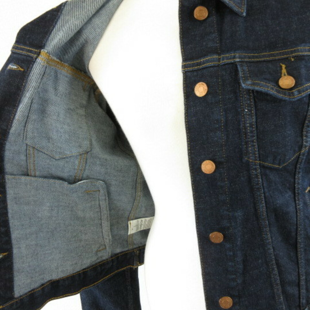 GAP(ギャップ)のギャップ GAP DENIM デニムジャケット Gジャン 長袖 紺 S レディースのジャケット/アウター(Gジャン/デニムジャケット)の商品写真