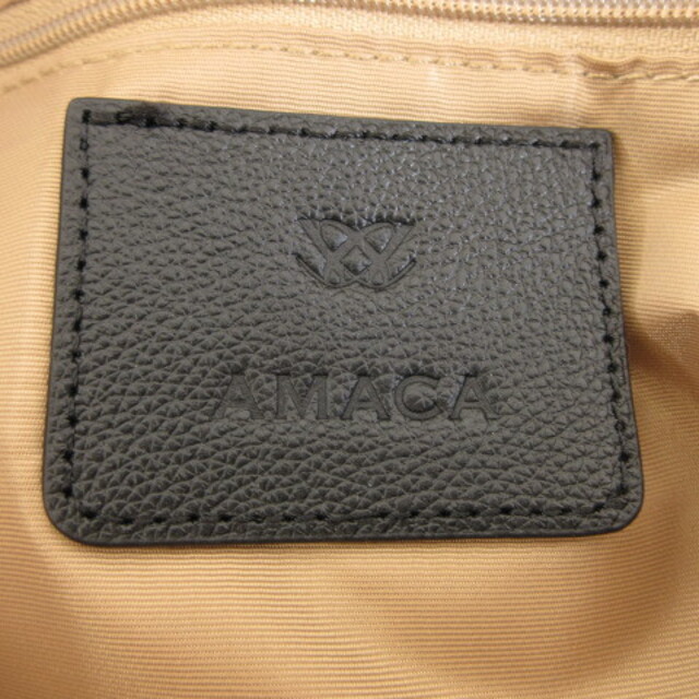 AMACA(アマカ)のアマカ AMACA バーティカルトートバッグ 刺繍 黒 レディースのバッグ(トートバッグ)の商品写真