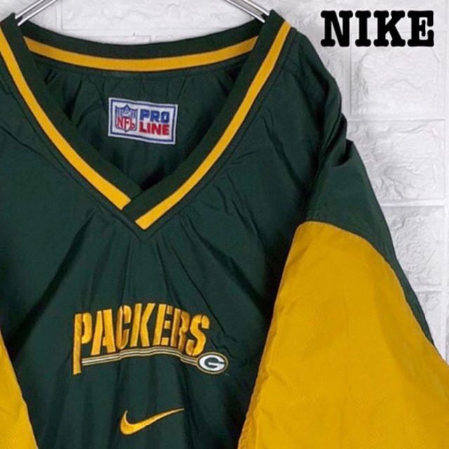 NIKE - NFLグリーンベイパッカーズ☆ナイキ NIKE ナイロンジャケット