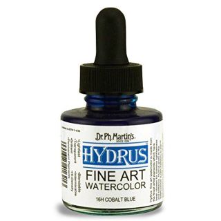 Dr. Ph. Martin's Hydrus Fine Art Watercolor 1.0 oz Cobalt Blue (16H) g6bh9ry