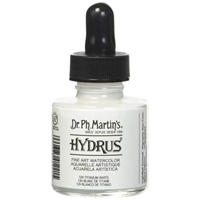 Dr. Ph. Martin's Hydrus Fine Art Watercolor 1.0 oz Titanium White (12H) g6bh9ry