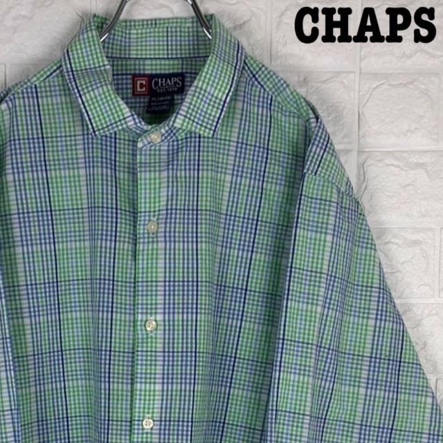 CHAPS(チャップス)のマルチカラー★チャップス CHAPS 長袖チェックシャツ カジュアル ゆるだぼ メンズのトップス(シャツ)の商品写真