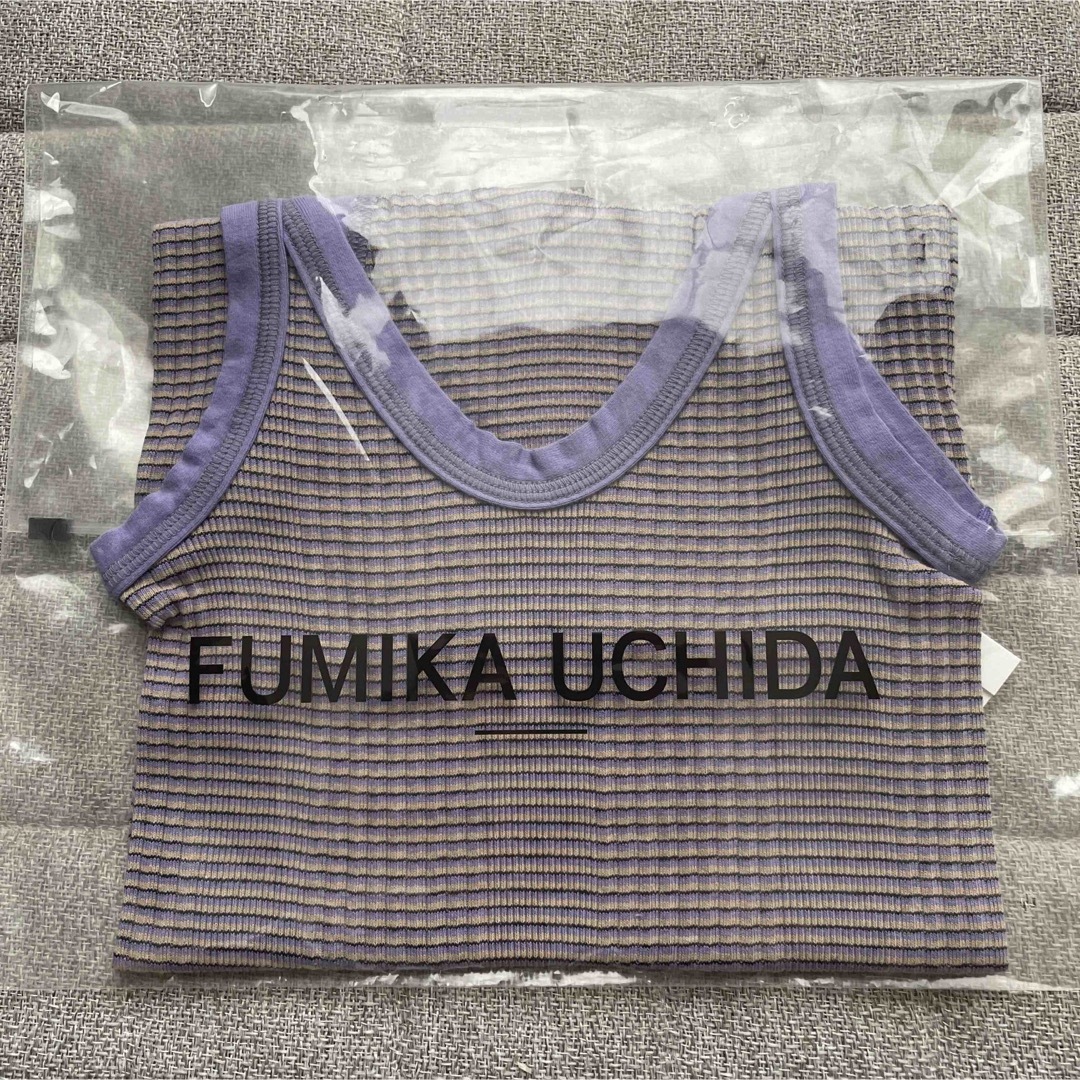 FUMIKA_UCHIDA Needle Drawing BORDER TANK | フリマアプリ ラクマ