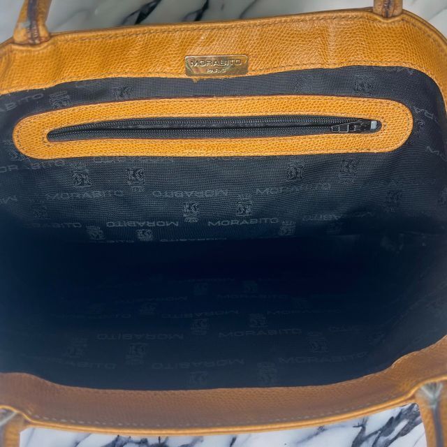 MORABITO(モラビト)のMORABITO モラビト　レザー　トートバッグ　保存袋付き レディースのバッグ(ショルダーバッグ)の商品写真