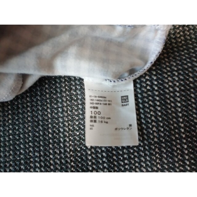 UNIQLO(ユニクロ)の【ハート様専用】ユニクロ  レギンス 半袖シャツ  100cm キッズ/ベビー/マタニティのキッズ服女の子用(90cm~)(パンツ/スパッツ)の商品写真