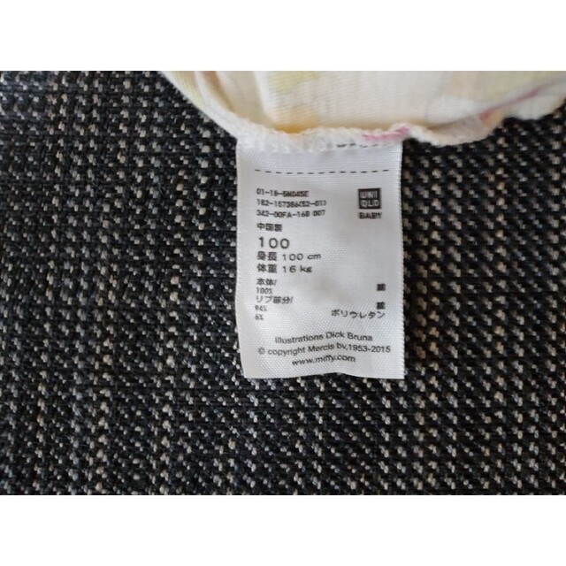 UNIQLO(ユニクロ)の【ハート様専用】ユニクロ  レギンス 半袖シャツ  100cm キッズ/ベビー/マタニティのキッズ服女の子用(90cm~)(パンツ/スパッツ)の商品写真