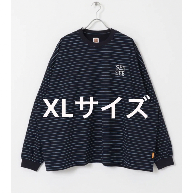 XL SEE SEE SUPER BIG FLAT LS BOADER TEE-
