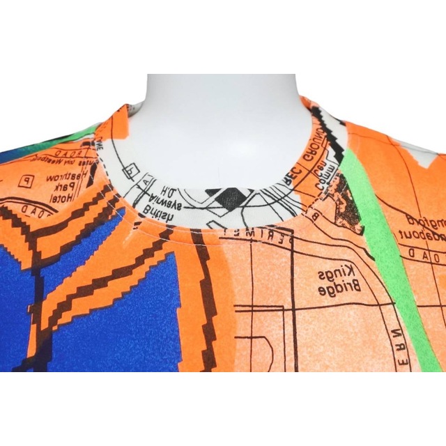 Christian Dior クリスチャンディオール 半袖Tシャツ LONDONMAP サイズ38 1H12055026 美品 中古 49210