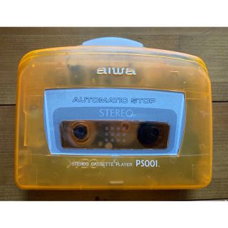 aiwa ステレオ カセット プレイヤー PS001(ポータブルプレーヤー)