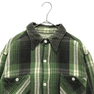 WACKO MARIA ワコマリア 19AW FLANNEL CHECK REGULAR COLLAR SHIRT フランネル チェック レギュラーカラー 長袖シャツ パープル 19FW-WMS-RC01