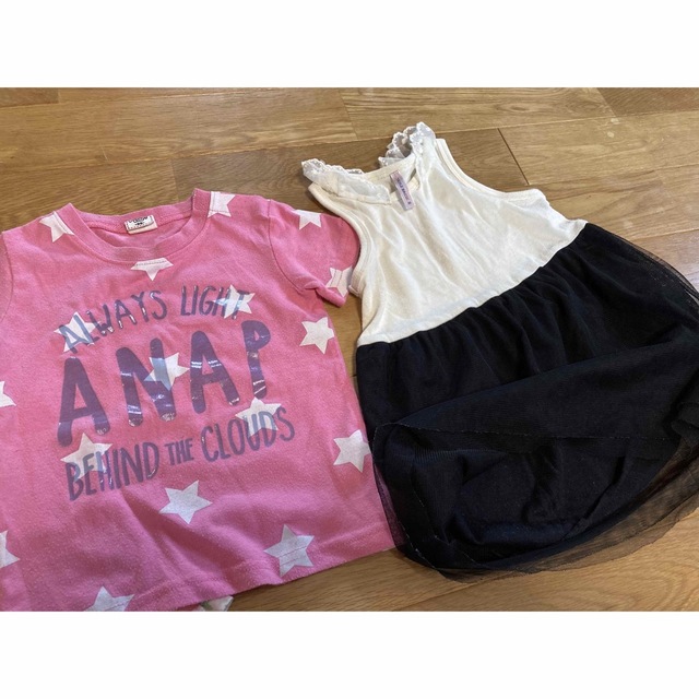 babyGAP(ベビーギャップ)のbabyGAP  ANAP kidsしまむら　女の子の夏服5点　おまとめ キッズ/ベビー/マタニティのキッズ服女の子用(90cm~)(Tシャツ/カットソー)の商品写真