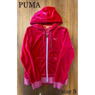 プーマ(PUMA)のプーマ ゴルフウェア レディース パーカー 長袖 赤 サイズS 秋冬(ウエア)