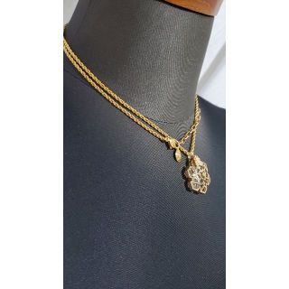 正規レア ヴァンドームブティック スノーフレークL チェーンネックレス VBロゴ