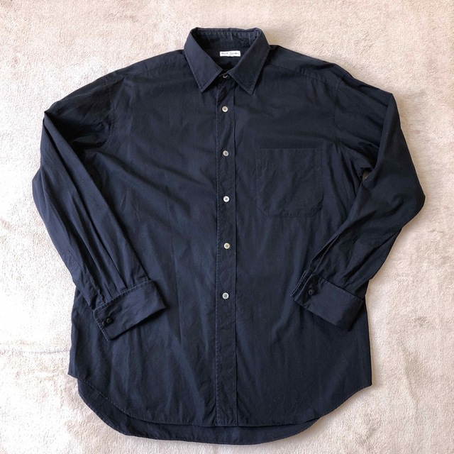 Paul Smith(ポールスミス)のポールスミス　ドレスシャツ　ダブルカフス　黒 メンズのトップス(シャツ)の商品写真