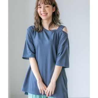 イーハイフンワールドギャラリー(E hyphen world gallery)のアシンメトリーティシャツ(Tシャツ(半袖/袖なし))