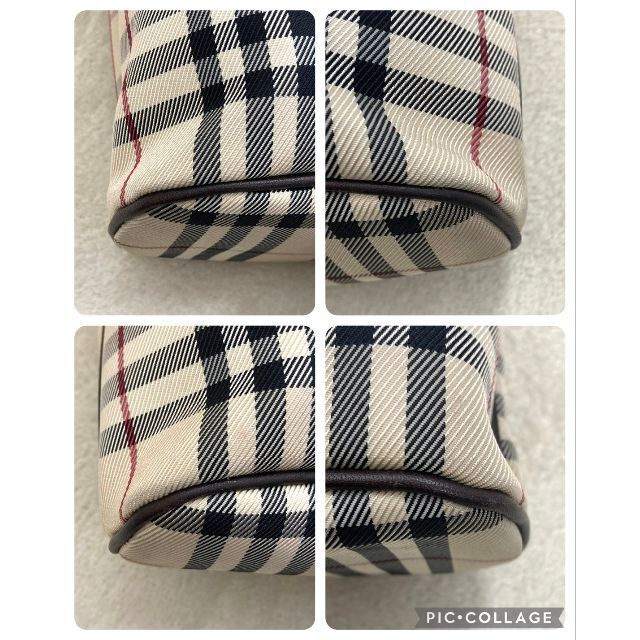 BURBERRY(バーバリー)の【美品】 バーバリー トートバッグ ノバチェック ロゴプレート キャンバス レディースのバッグ(トートバッグ)の商品写真