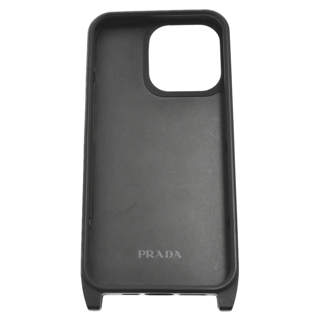 PRADA プラダ SAFFIANO TRIANG iPhone 13 Pro サフィアーノ トライアングル ショルダー アイフォンケース ブラック 2ZH158 PRADA プラダ SAFFIANO TRIANG iPhone 13 Pro サフィアーノ トライアングル ショルダー アイフォンケース ブラック 2ZH158