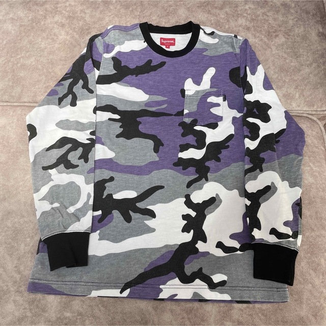 Supreme - supreme L/S pocket tee purple camoの通販 by k's Supreme - supreme L/S pocket tee purple camoの通販 by k's