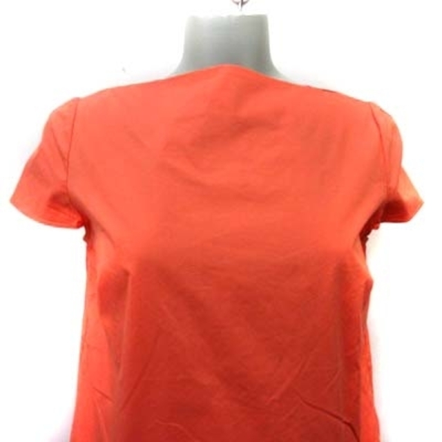 Demi-Luxe BEAMS(デミルクスビームス)のデミルクス ビームス シャツ ブラウス プルオーバー 半袖 38 オレンジ  レディースのトップス(シャツ/ブラウス(半袖/袖なし))の商品写真