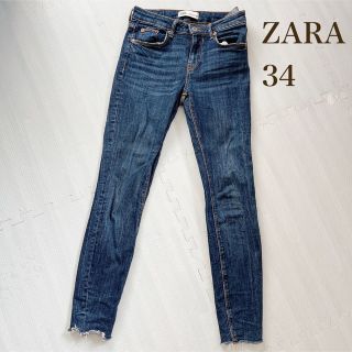 ザラ(ZARA)のZARA カットオフスキニーデニム(デニム/ジーンズ)