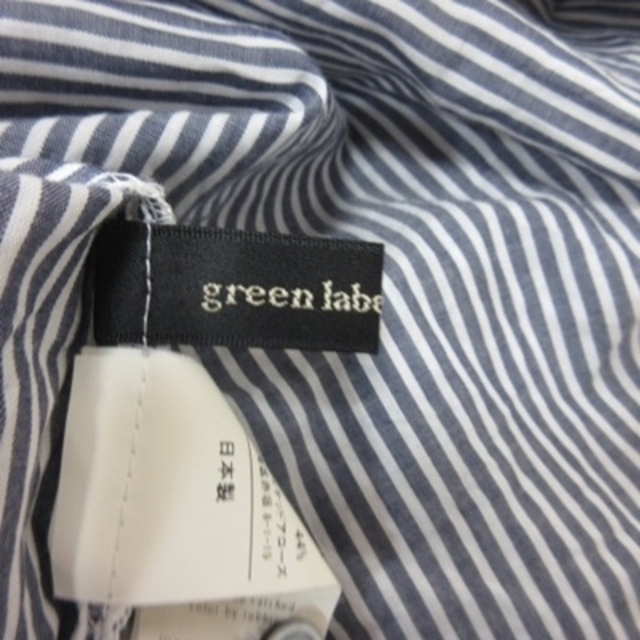 UNITED ARROWS green label relaxing(ユナイテッドアローズグリーンレーベルリラクシング)のグリーンレーベルリラクシング チュニック シャツ ブラウス ストライプ 長袖 黒 レディースのトップス(チュニック)の商品写真