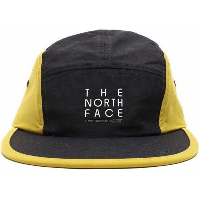 THE NORTH FACE(ザノースフェイス)の【完売品】 THE NORTH FACE ファイブパネルキャップ　黒×黄 メンズの帽子(キャップ)の商品写真
