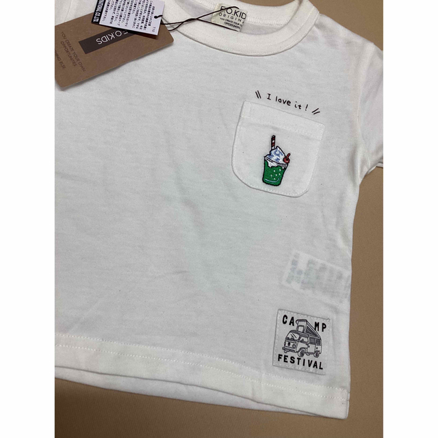 F.O.KIDS(エフオーキッズ)のf.o.kids クリームソーダTシャツ　新品未使用 キッズ/ベビー/マタニティのキッズ服女の子用(90cm~)(Tシャツ/カットソー)の商品写真